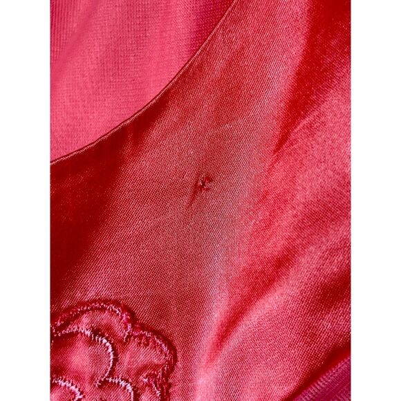 Vtg 1950s Gossard Artemis Bright Pink Peignoir Nightgown & Robe Set Size M READ - Picture 15 of 15
